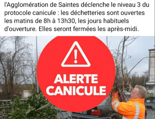 Vigilance orange  canicule: modification des horaires des déchetteries