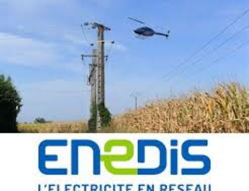 Survol des lignes électriques en hélicoptère par la société ENEDIS entre le 15 janvier et le 28 février