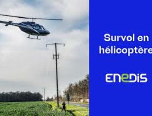 SURVOL DES LIGNES A MOYENNE TENSION PAR HELICOPTERE